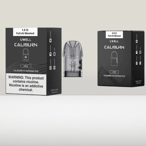 ما هي الميزات الرئيسية لأجهزة a3s pods و caliburn a3 pods؟