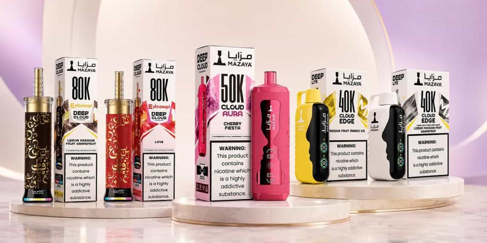 سحبات مزايا Mazaya Vape: دليل إصدارات 40K و50K و80K