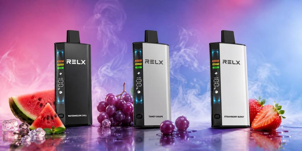 سحبات ريلكس RELX في السعودية: ريلكس 20000 سحبة والنكهات المتوفرة