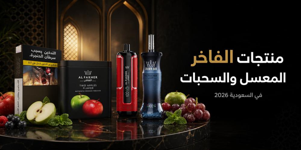 منتجات الفاخر في السعودية 2026 المعسل والسحبات