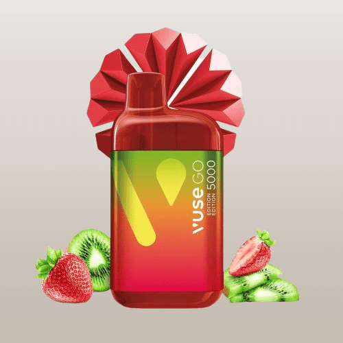 سحبة فيوز 5000 موشه بنكهة فراولة وكيوي VUSE GO 5000 PUFFS STRAWBERRY K