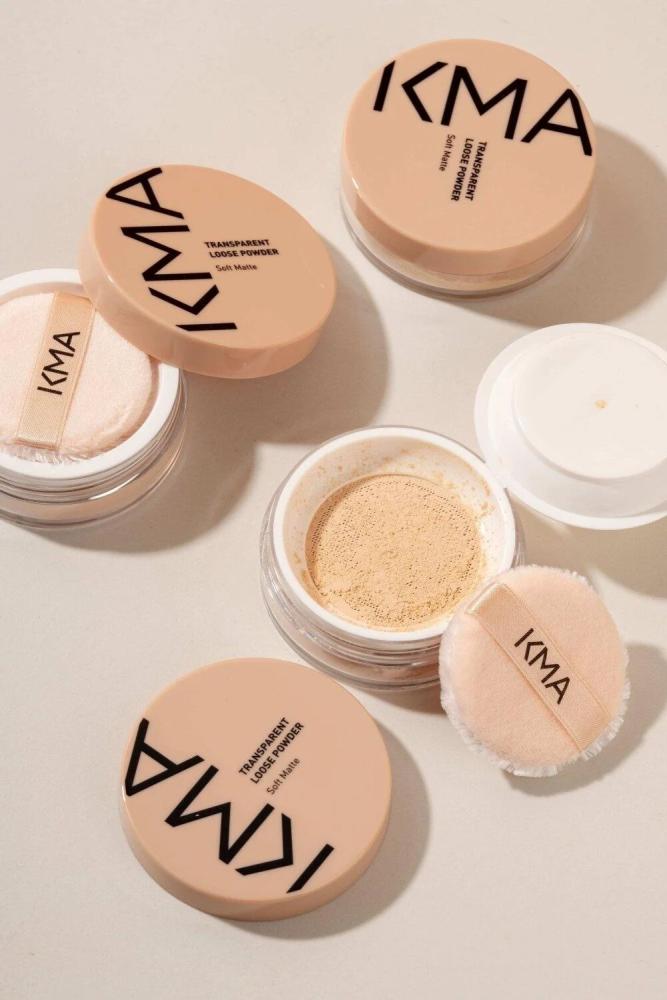 بودرة KMA الحرة الشفافة – لمسة نهائية ناعمة وطبيعية