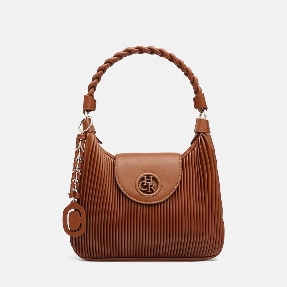 Brown outlet Shoulder Bag With Matching Wallet