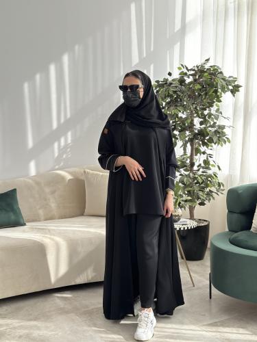 عباية اسود طقم