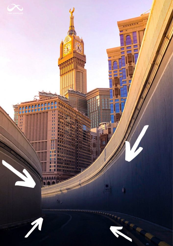 قاعدة الخطوط الدالة او الخطوط القيادية في التصوير من تركي الودعاني