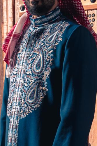 دقله رجالي دقلات رجالية مع الزخرفة العربية المطرزة