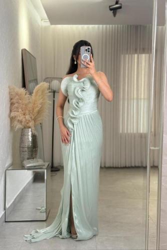 فساتين نسائي راقي قماش كرنكل