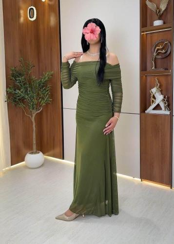 فساتين سهره قماش شيفون