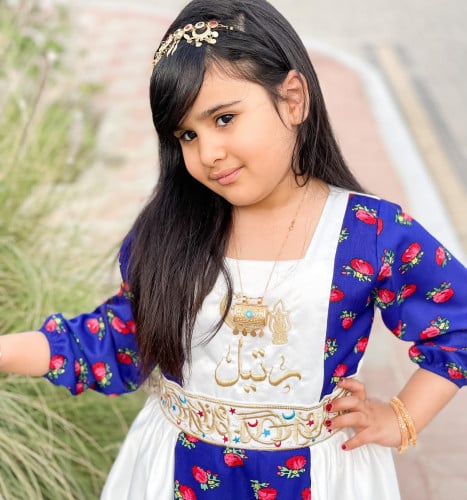 فستان شالكي نسائي  بالاسم مع رطبة فساتين وازياء رمضان