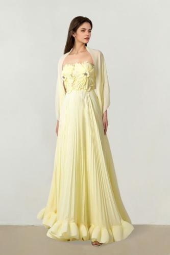 فستان سهره قماش شيفون