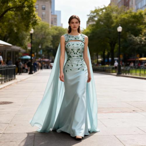 فستان سهره قماش ميكادو