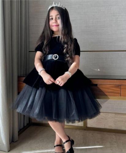 فساتين العيد بناتي خامة دانتيل كوري