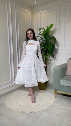 فساتين نسائي سهرات خامة دنتل