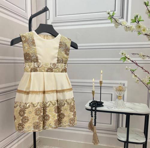 فساتين بناتي قماش كريب