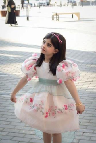 فساتين عيد بناتي خامة اورجنزا