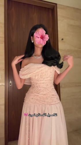 فستان نسائي سهره قماش شيفون