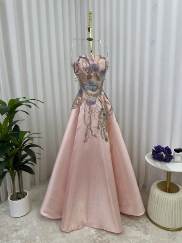 فستان ملكه قماش تفته روسي