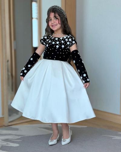 فساتين عيد بناتي جديد 2026 خامه ميكادو