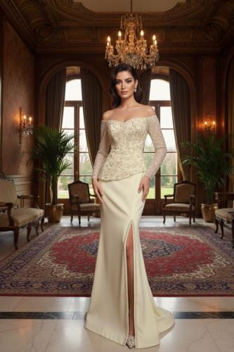 فستان سهره دانتيل مع باربي