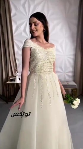 فستان نسائي سهرات فستان حفلات ومناسبات
