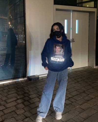 هودي شتوي باضائة حسب الطلب التطريز فسفوري يضيئ في الضلمه