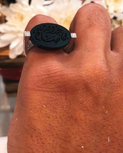 خواتم رجالي ملكي فضة إيطالي خالص عيار 925 مع نحت ا...