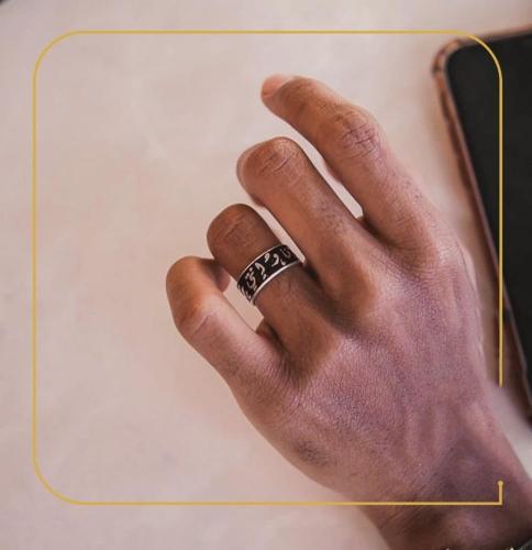 دبل وخواتم فضة خالص عيار ٩٢٥ رجالي نسائي