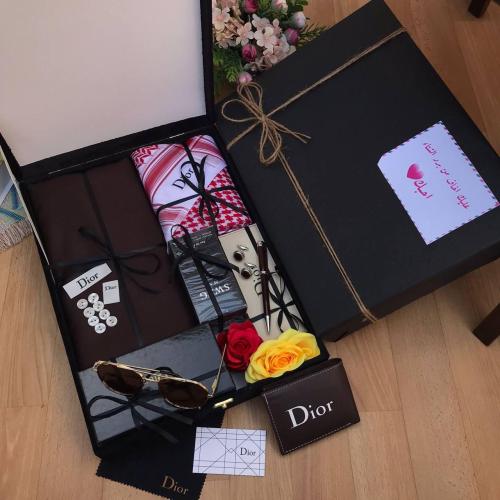 طقم رجالي شتوي قماش ماركة ديور