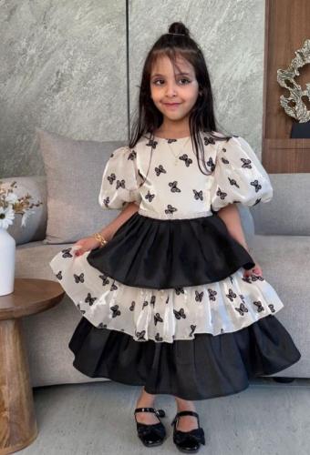 فساتين العيد بناتي خامة دانتيل كوري