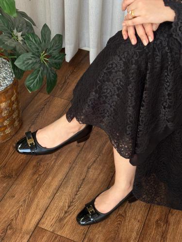 كعب شانيل كعب ماركة CHANNEL مع توابع الماركة