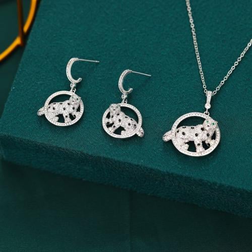 سلسال مع حلق ماركة  نسائي مع توابع الماركة