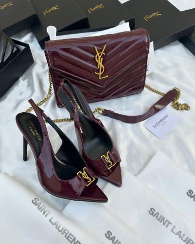 كعب وشنطه سالوران كعب وشنط  SALURANT مع توابع الماركة وشنط FENDI مع توابع الماركة