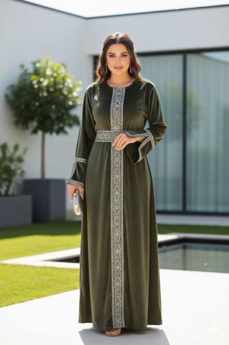 جلابيه نسائي خامة مخمل