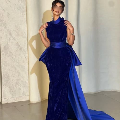 فستان سهره مخمل مع تفته سيلا