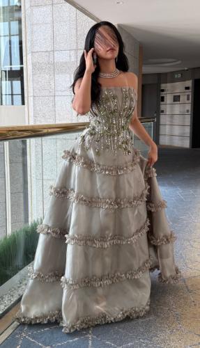 فساتين سهره قماش جازار