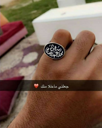 خواتم رجالي ملكي فضة إيطالي خالص عيار 925 مع نحت ا...