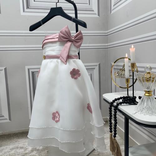 فساتين بناتي قماش ستان