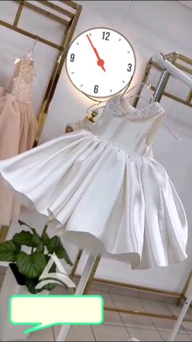 فساتين بناتي سهرات ومناسبات حفلات قماش تفته