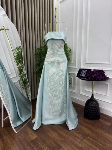 فستان سهره قماش ميكادو