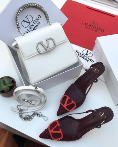 كعب وشنطه فالنتينو كعب وشنط VALENTINO GARVANI مع توابع الماركة