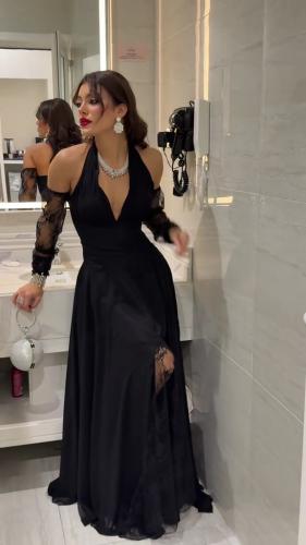 فستان سهرة باربي مع دانتيل