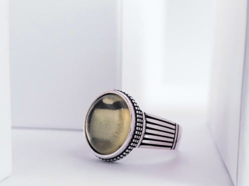 خاتم فضة رجالي مع احجار كريمة وعقيق خواتم رجاليه فضه إيطالي خالص عيار925 مع حجر كريم او مع عقيق