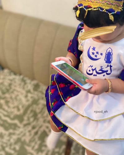 فستان شالكي نسائي  بالاسم مع رطبة فساتين وازياء رمضان