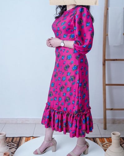 جلابيه رمضانيه نسائية شالكي وردي