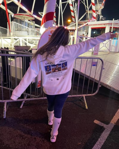 هودي شتوي تطريز وطباعة