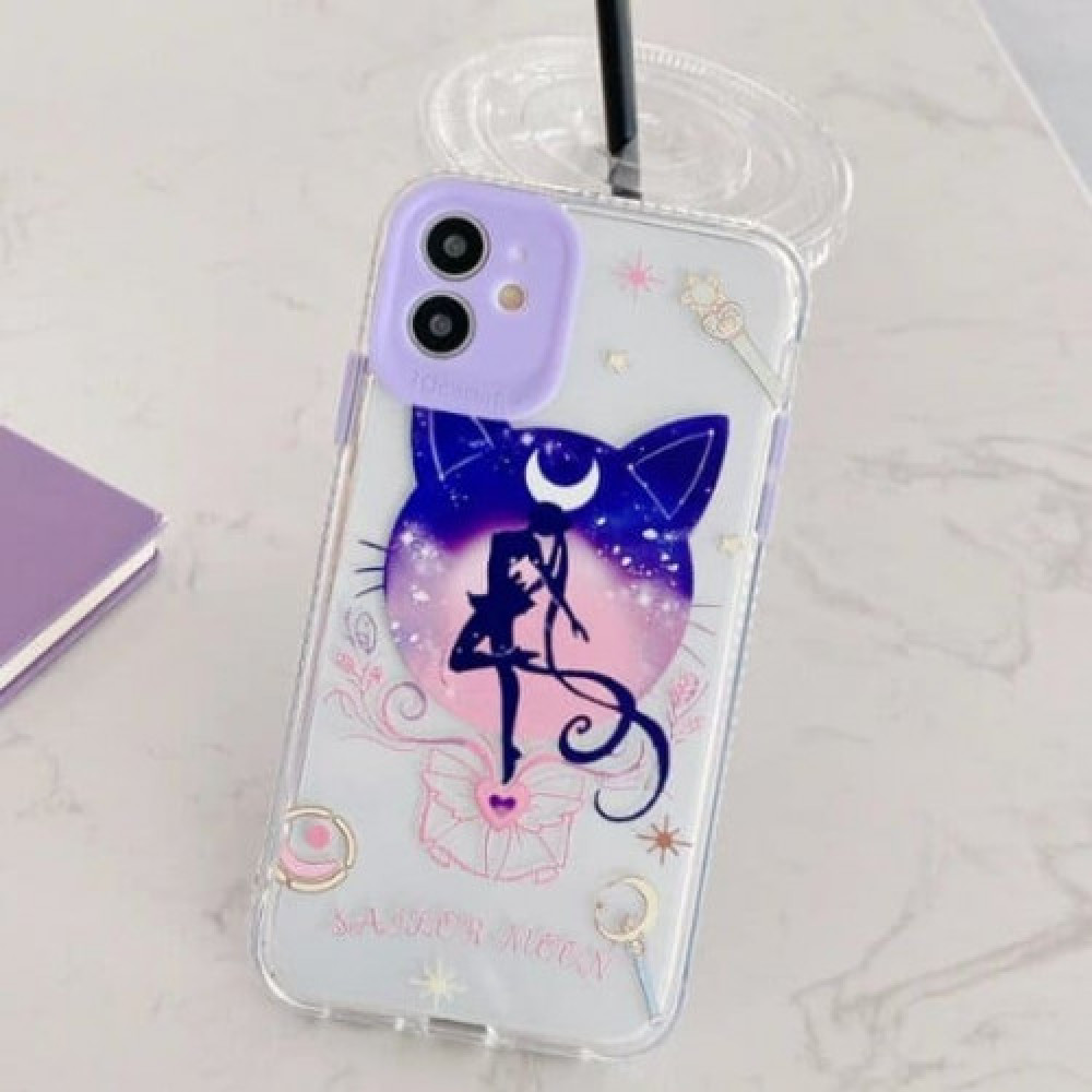 غطاء حمية الهاتف آيفون نمط الكرتون لونا والقط Iphone 11 Iphone 11 Pro Iphone Se 2020 Iphone 11pro Max متجر تشتي للتسوق