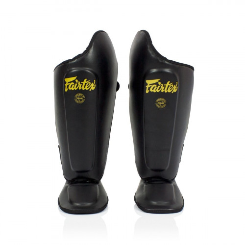 SP8 Fairtex Black Ultimate Shin Pads- Black