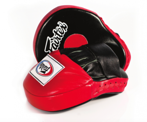FAIRTEX - CURVED FOCUS MITTS (FMV9) - Red/Black