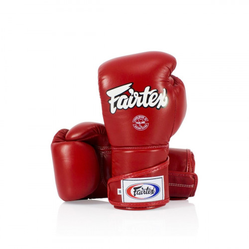 FAIRTEX - ANGULAR FULL WRIST CLOSURE SPARRING GLOVES (BGV6)/Red