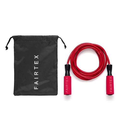 FAIRTEX - ADJUSTABLE SKIPPING ROPE WITH BALL BEARING (ROPE3-Red)